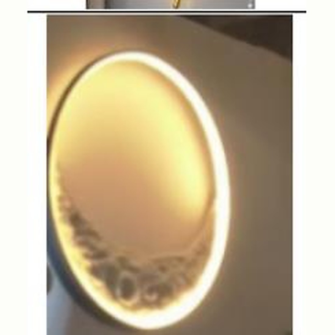 Oval Halo Wall Light 30 cm
