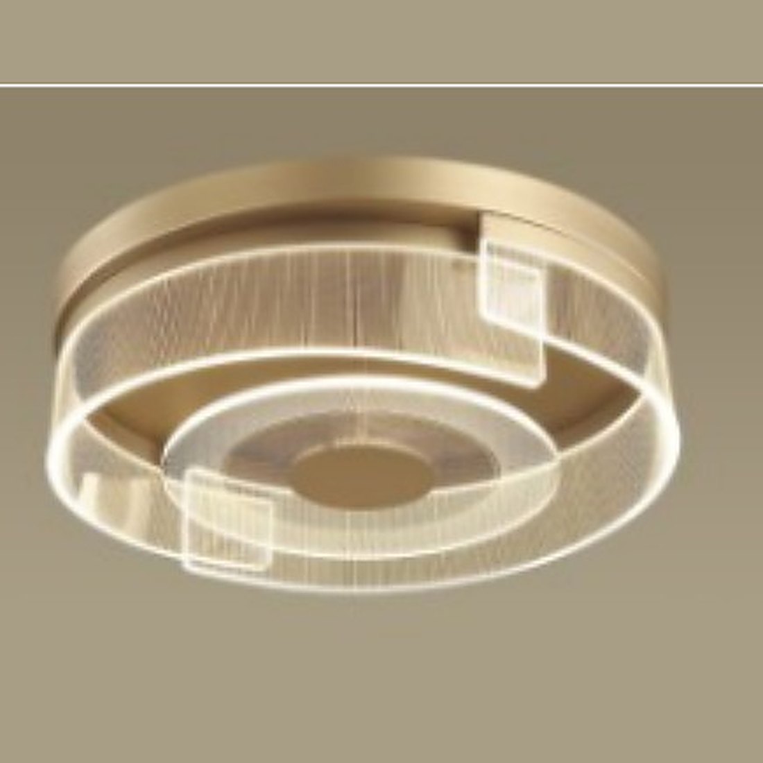 Double Halo Ceiling Light